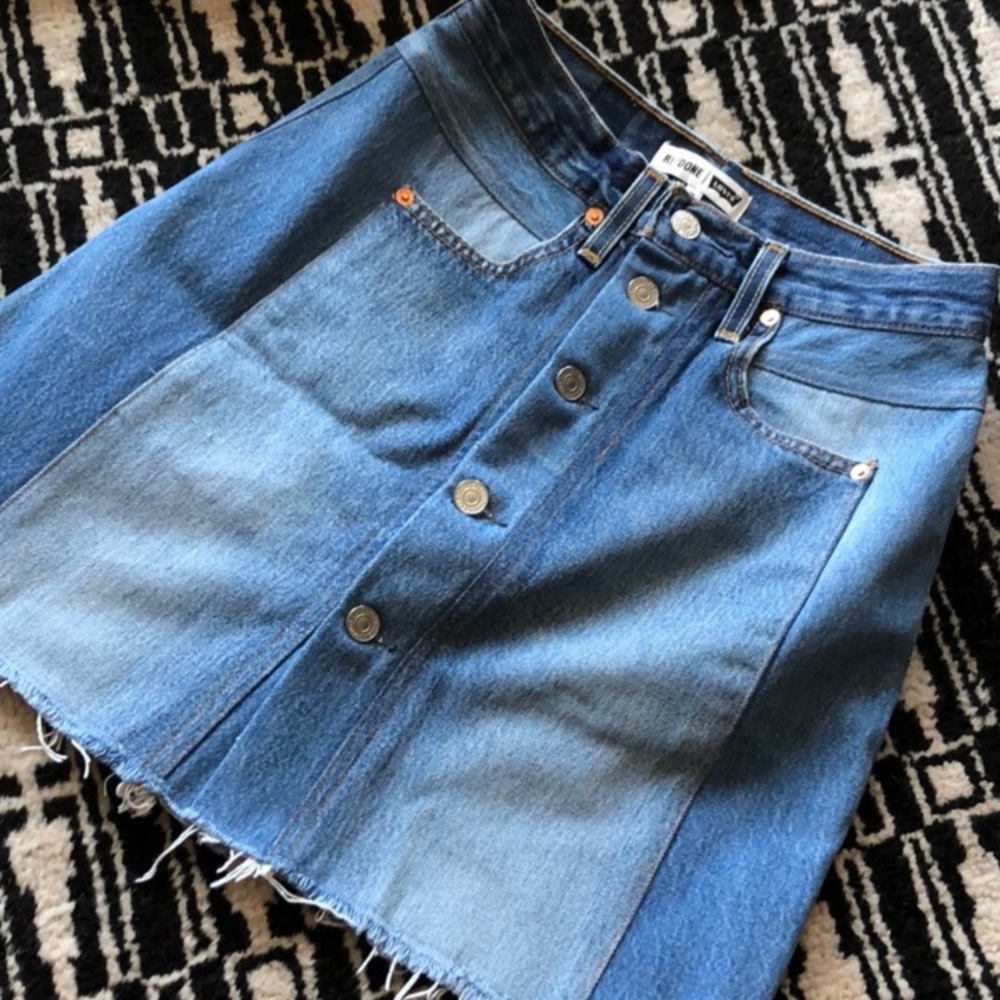 Re/Done Skirt